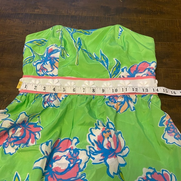 Lily Pulitzer Langley floral strapless dress - Picture 9 of 11